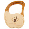 CEGA Lyre Harp 19 Strings White