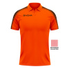 POLO CLUB polo tričko fluo oranžová-čierna 3XL