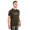 Fox Raglan Khaki / Camo sleeve T - XXL