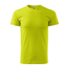 MALFINI Tričko Basic 129, krátký rukáv, pánské MAL-1296212 XS Zelená limetková