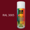 Farba v spreji akrylová TECH RAL 3005 lesklá 400 ml