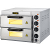 VEVOR Rúra na pizzu 520x430x430MM 4 gombíkmi Komerčná elektrická