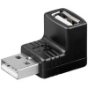 PremiumCord USB redukce A-A, Male/Female 90° kur-17