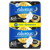 Always Nočné hygienické vložky Ultra Secure Night Extra Protection S5 10 ks