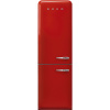 SMEG 51's Retro Style FAB32 kombinovaná chladnička s mrazákom dole červená