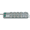 brennenstuhl®1153391120 Primera-Line Zásuvková lišta 10násobná strieborná 2m H05VV-F 3G1,5