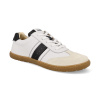 Barefoot tenisky Koel – Francie II Napa 3.0 White biele s čiernym pásom