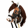 Skippi Hobby Horse tarantula - biela a hnedá - darček ku Dňu detí (Hobby Horse Skippi - kôň na palici)