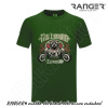 Tričko RANGER® - BIKER CREW L Zelená