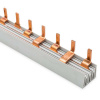 HORA eTec GmbH Lišta prepojovacia - kolík - 4P/10mm2/1000mm 63A - S-1L+N-2L+N-3L+N-1000/10