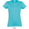 SOL's Collection Tričko Imperial Women, těžká bavlna, krátký rukáv, dámské COT25150215905-atoll blue 2XL Modrá atol