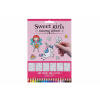 Wiky Vyfarbovacie nálepky Sweet Girls 6 strán