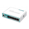 MikroTik RouterBOARD hEX lite, 850MHz CPU, 64MB RAM, 5x LAN, vrátane. Licencia L4 RB750r2