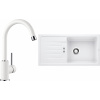 Set Blanco 11-D 25 (dřez Favum XL 6 S Bílá + baterie Mida Bílá)