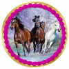 JEDLÝ OBRÁZOK NA TORTU 21 Kone Kôň Horses 20 cm