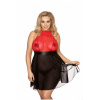 Lydia XXL+ (slip&string/chemise&string)