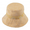 Fiebig - Headwear since 1903 Bucket hat - letný žltý ľanový klobúk - Fiebig 1903 Veľkosť: 58 cm