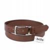 Opasok - Brilu Brown Belt - mužský produkt (Kožené dámske opasky pre nohavice Beltimore Dress)