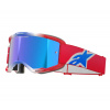 Okuliare na motokros Alpinestars Vision 5 Corp red/white/blue/mirror blue