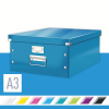 Archivačná krabica LEITZ WOW Click & Store A3 36.9 x 20 x 48.2 cm, modrá (60450036)