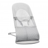 Babybjörn BB ležadlo Soft Silver biela Mesh světlá konštrukcia
