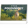 NOTIQUE Stolový Poľovnícky kalendár 2026, 23,1 x 14,5 cm