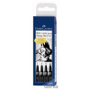 Faber-Castell 167132 Pitt Artist Pen Manga 4 ks Black