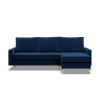 Signal Rohová rozkladacia sedacia súprava ETNA Pravá Modrá