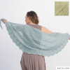 KATIA KAL L´Anima Shawl - zelený čaj