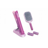 Detská multifunkčná žehlička na vlasy 19cm s kulmou a príslušenstvom