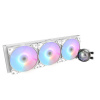 Zalman ALPHA36 White CPU Liquid Cooler 360mm Radiator 3 x 120 mm Fan ARGB pump Dual Procesor Vodné chladenie typu všetko v jednom 12 cm Biela (Alpha 36(White))