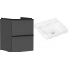 Súprava skrinka Hansgrohe Xelu Q 54020670, umývadlo Hansgrohe Xelu Q 61013450