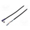 Připojovací kabel M8 PIN 4 úhlový 2m zástrčka 0,5A -10÷65°C
