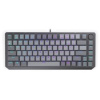 Endorfy Thock V2 75% Klávesnice, herní, drátová, mechanická, Endorfy Red, US layout, 75% velikost, ARGB, hliník, USB,šedá EY5A127