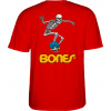 pánske tričko BONES SKATE SKELETON 2 TEE Red XL