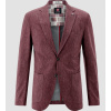Pánske tmavočervené Jersey sako CLUB OF GENTS slim fit Veľkosť: 48