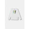 Detská bavlnená košeľa s dlhým rukávom United Colors of Benetton 3I1XC10S2.G.Stagionale biela 168
