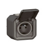 GO Plexo NEW n.o. zásuvka-1 antracit IP55 069791L