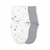 INGENUITY Zavinovačka SwaddleMe™ Ulitka bavlna Variant: INGENUITY Zavinovačka SwaddleMe™ Ulitka bavlna Sunset space 2ks 0,5 TOG 0-3m