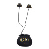 AppleMix Slúchadlá JELLIE MONSTERS - 3,5 mm jack - slúchadlá + puzdro - farebné príšerky - Ben - čierne