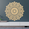 Elegantná drevená dekorácia na stenu mandala slnka - SOLIS