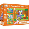 GALT Puzzle sada 4v1 V lese