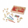 Sada drevených pečiatok Melissa & Doug Obľúbené veci