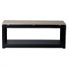 Lavice se zásobníkem na dřevo RECTANGULAR, dřevo+kov, 118x30x48cm|Esschert Design