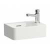 Laufen VAL umývadielko 34x22x11,5 cm,1 otvor pre batériu vpravo,Biela H8152800001061