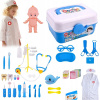 LEKÁRSKA SÚPRAVA PRE DETI DOKTOR LÉKARNIČKA STETOSKOP LIEKY PRÍSLUŠENSTVO 43X