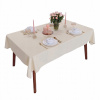 Obrus odolný voči škvrnám na vianočný KRÉMOVÝ stôl, hrubý, HLADKÝ, Elegant 140x220