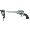 Alltoys revolver kovbojský stříbrný kovový 8 ran