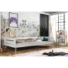 Posteľ z masívu Betka na nohách 160/80 cm - BIELA + rošt ZADARMO