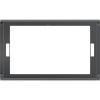 GEBERIT Sigma70 Square krycí rám pre ovládacie tlačidlo, leštený čierny chróm, 115.623.QC.1